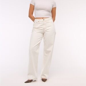 Abercrombie curve love mid-rise carpenter jeans